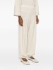 Fabiana Filippi Wool And Cotton Trousers - Ivory - Thumbnail 4