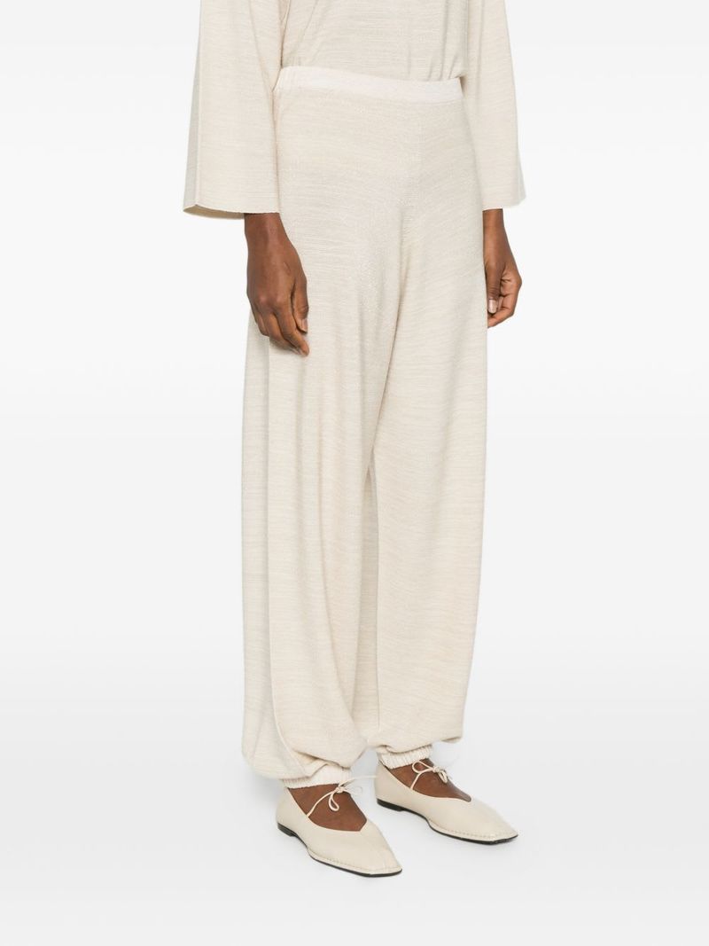 Fabiana Filippi Wool And Cotton Trousers - Ivory