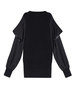 sacai Cotton Sweater - Black - Thumbnail 1