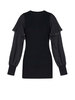 sacai Cotton Sweater - Black - Thumbnail 2