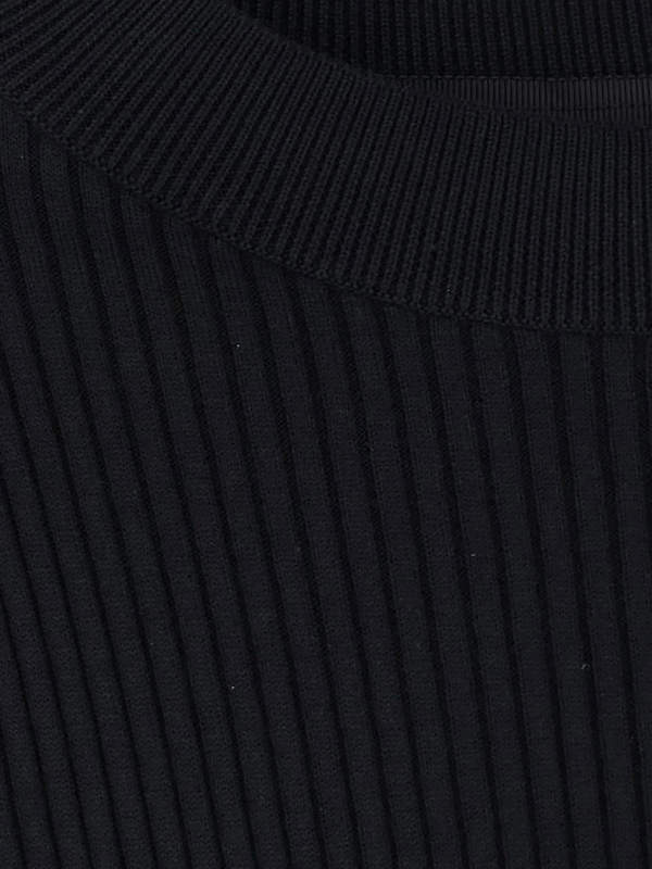 sacai Cotton Sweater - Black