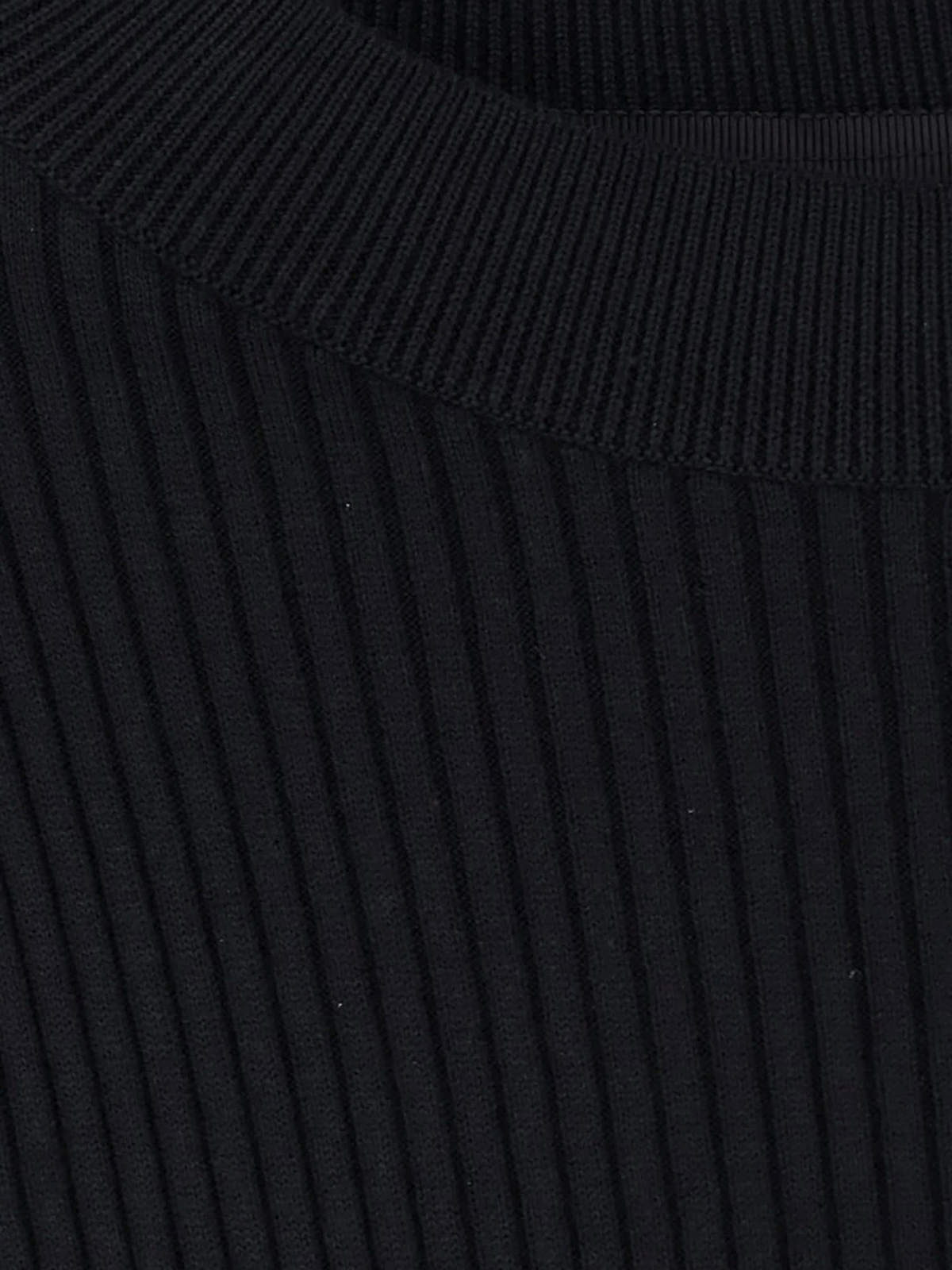 sacai Cotton Sweater - Black - Image 3 of 3