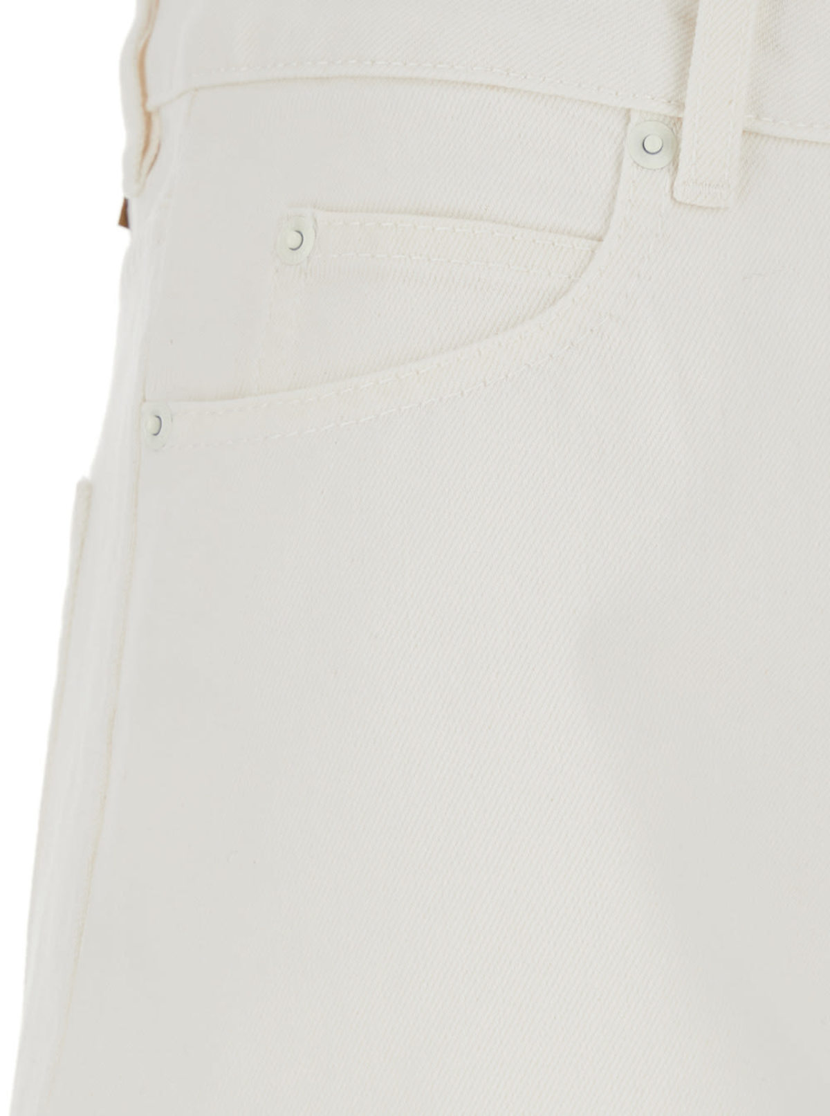 Ami Alexandre Mattiussi Long Denim Skirt - White - Image 3 of 3