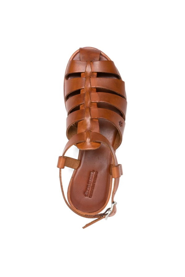 Dragon Diffusion Woven Strap Boots - Brown