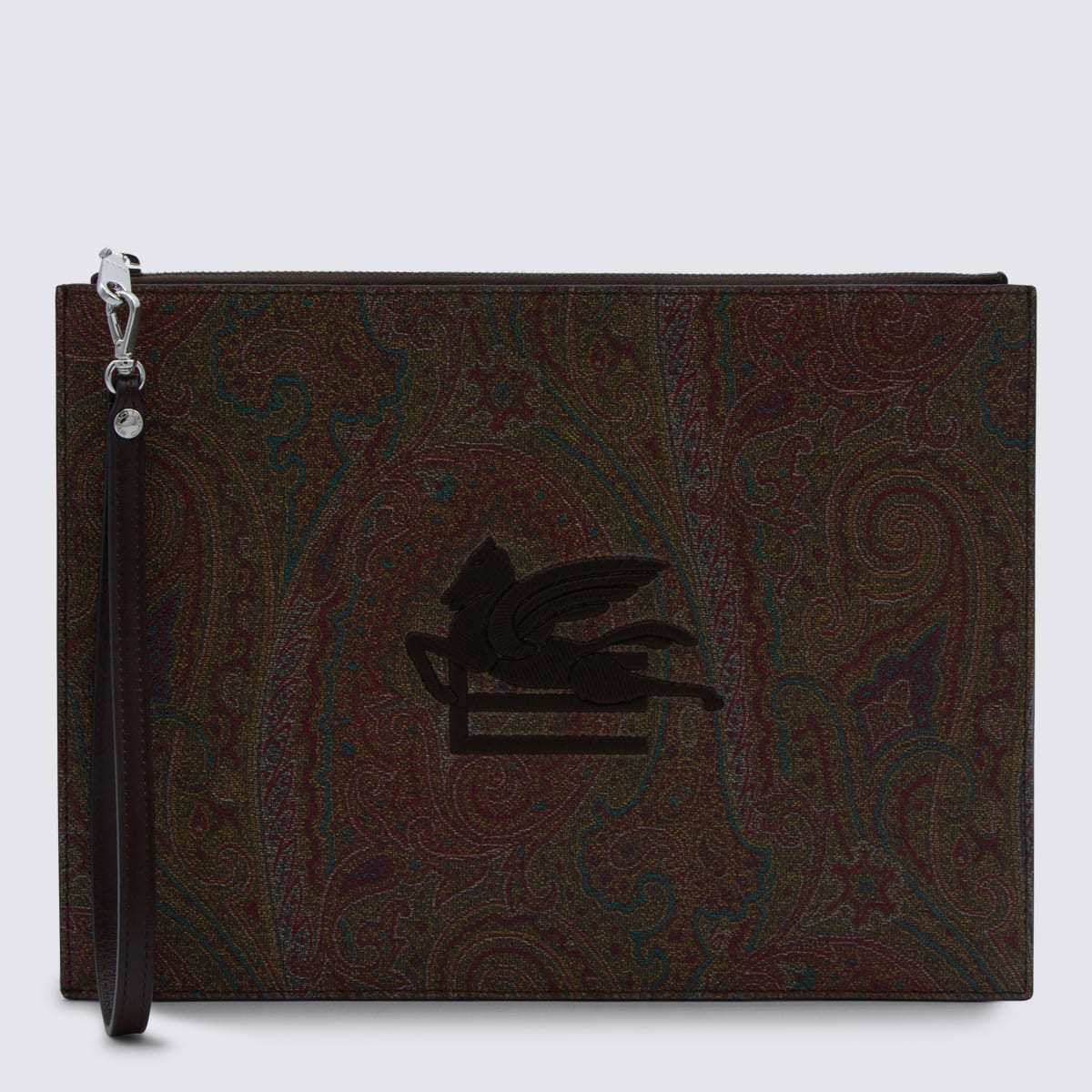 Etro Paisley Zipped Pouch - Arnica - Image 1 of 3