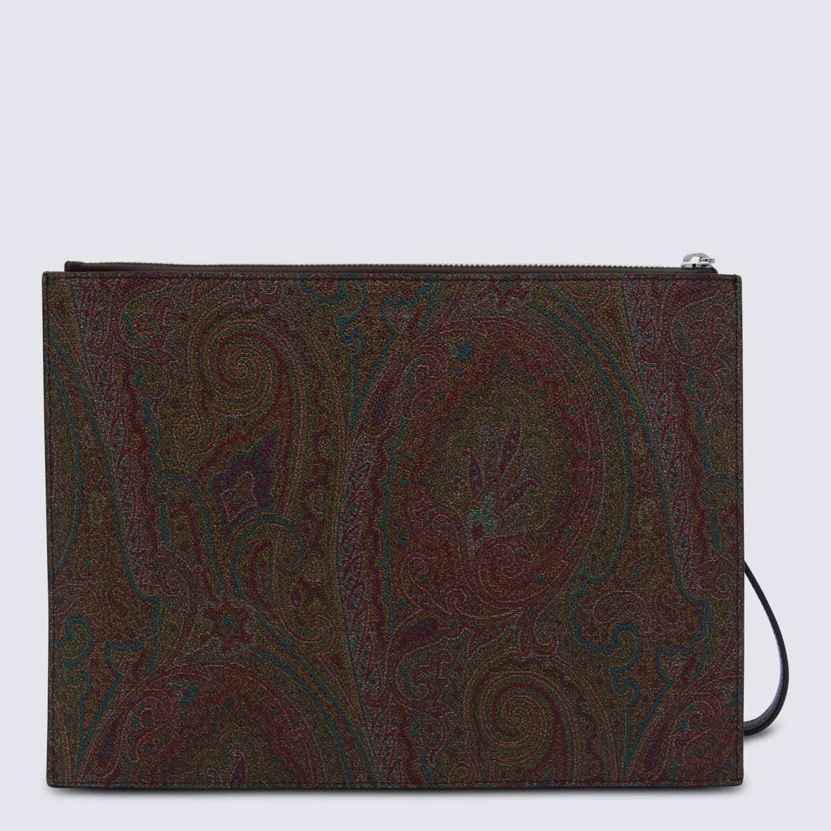 Etro Paisley Zipped Pouch - Arnica - Image 2 of 3