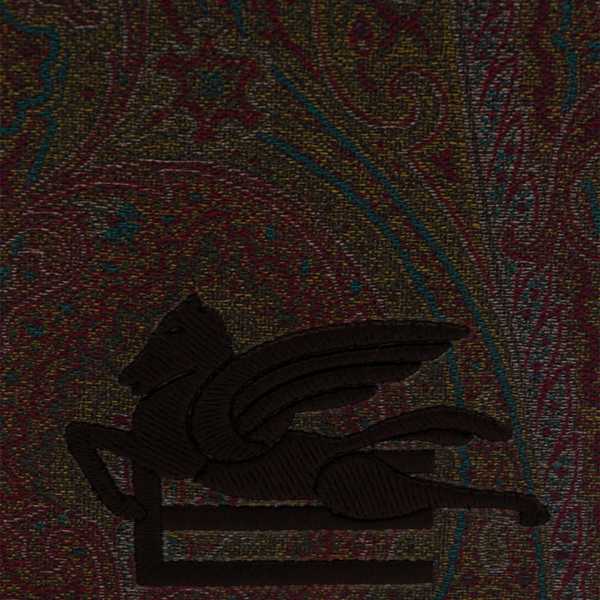 Etro Paisley Zipped Pouch - Arnica