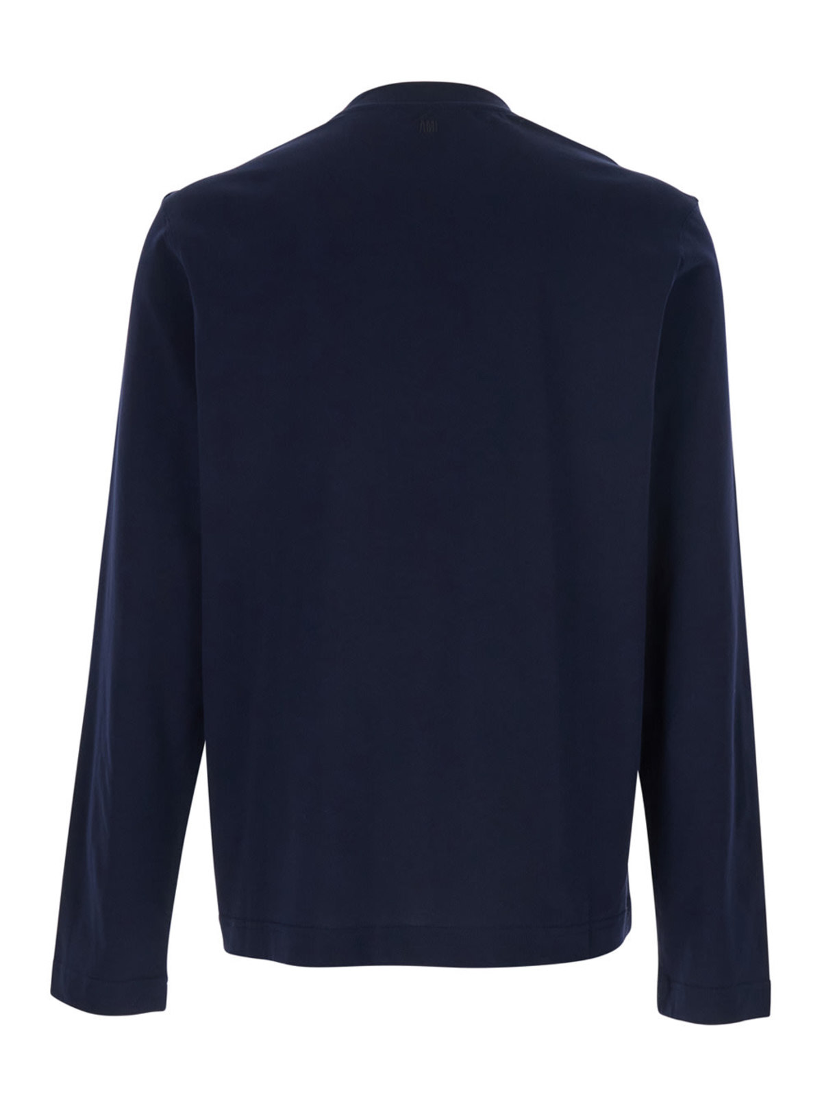 Ami Alexandre Mattiussi ADC Embroidery Long-Sleeve Tee - Blue - Image 2 of 3