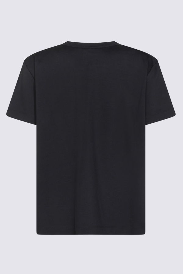 Fabiana Filippi Navy Viscose T-Shirt - Blue