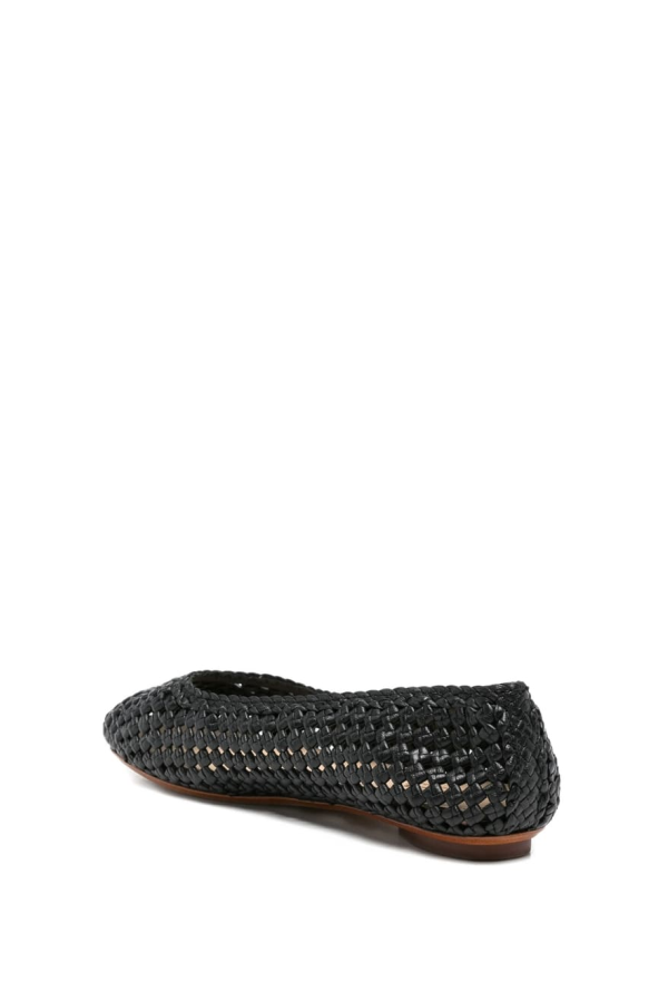 Dragon Diffusion Woven Slip-On Flats - Black