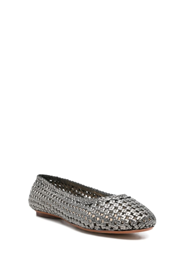 Dragon Diffusion Flat Shoes - Silver