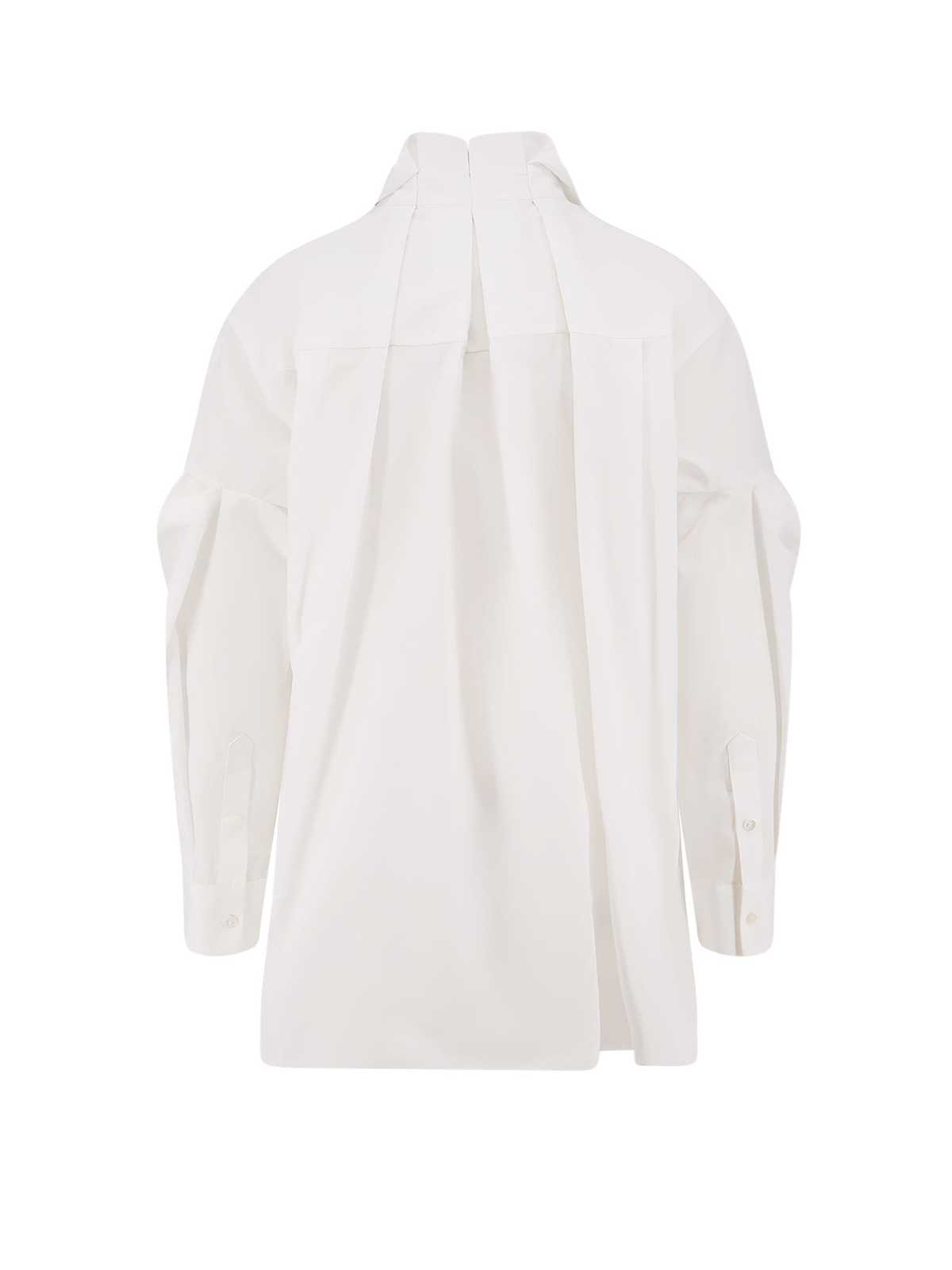 sacai Oversize Shirt - Beige - Image 2 of 3