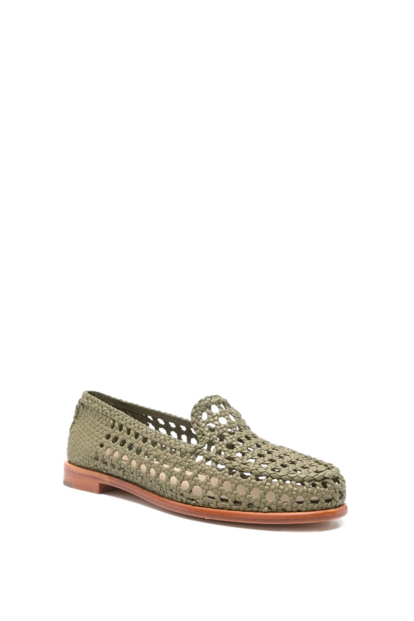 Dragon Diffusion Flat Shoes - Green