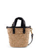 sacai Raffia and Leather Crossbody Bag - Beige - Thumbnail 2