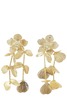 Self-Portrait Gold Flower Earrings - Gold - Thumbnail 2