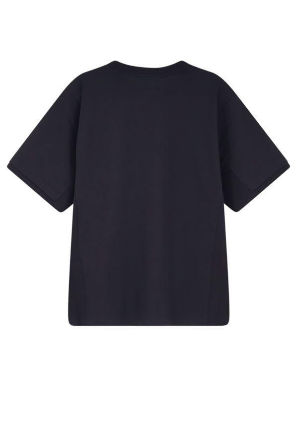 sacai Cotton T-Shirt - Black