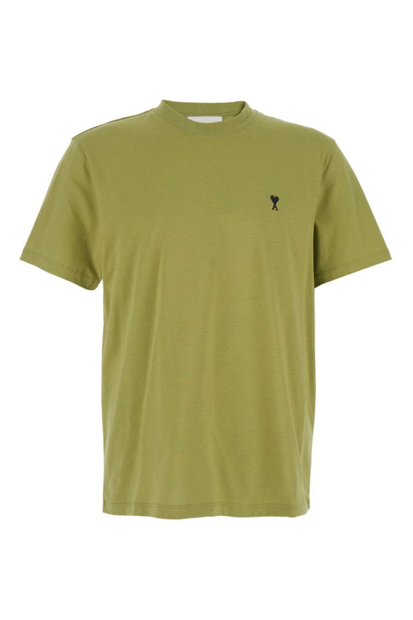 Ami Alexandre Mattiussi Logo T-Shirt - Green