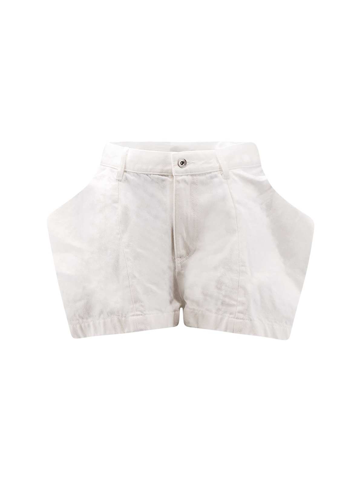 sacai Cotton Shorts - Beige - Image 1 of 3