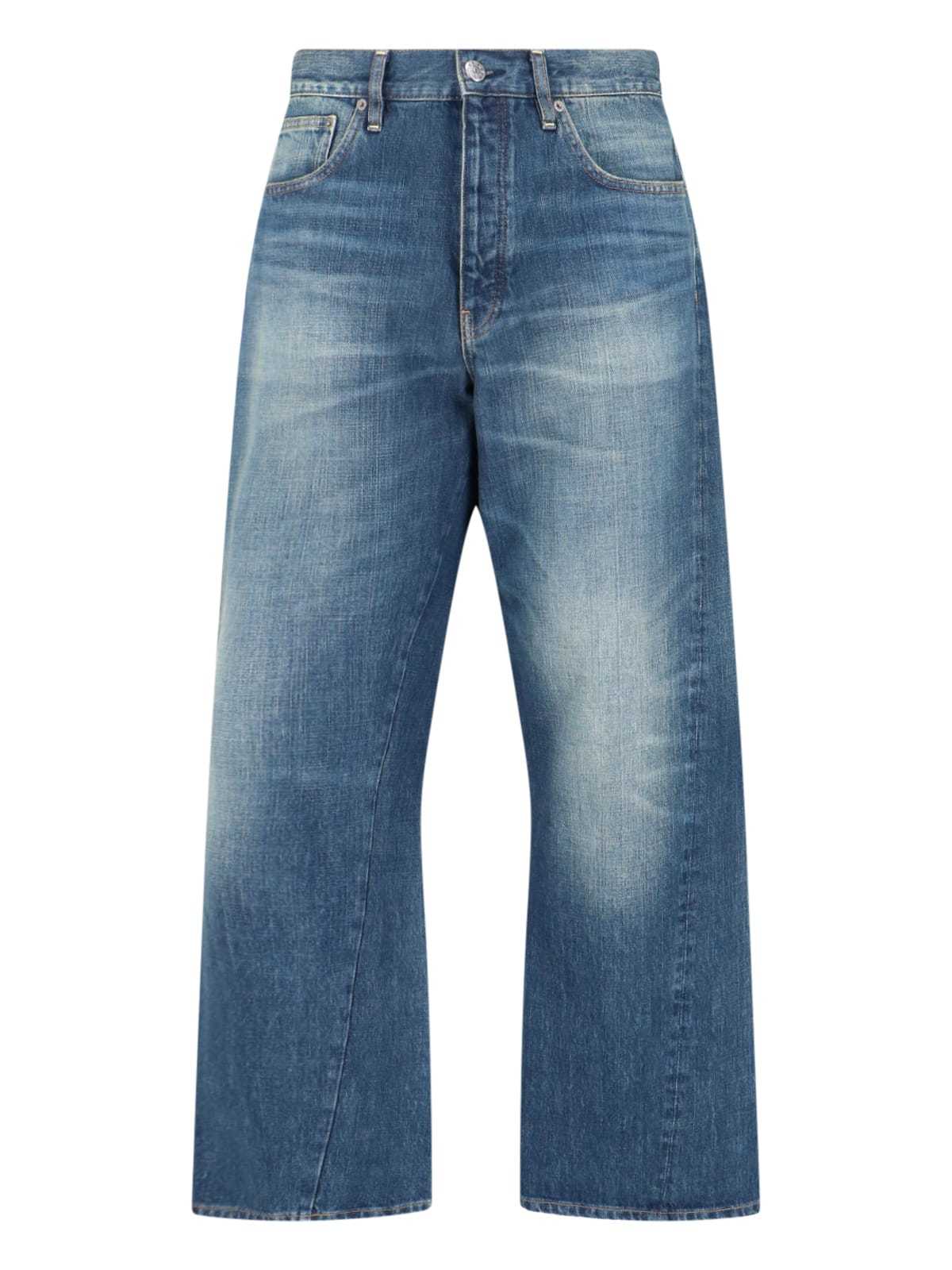 Sunflower Twist Loose Jeans - Blue - Image 1 of 5