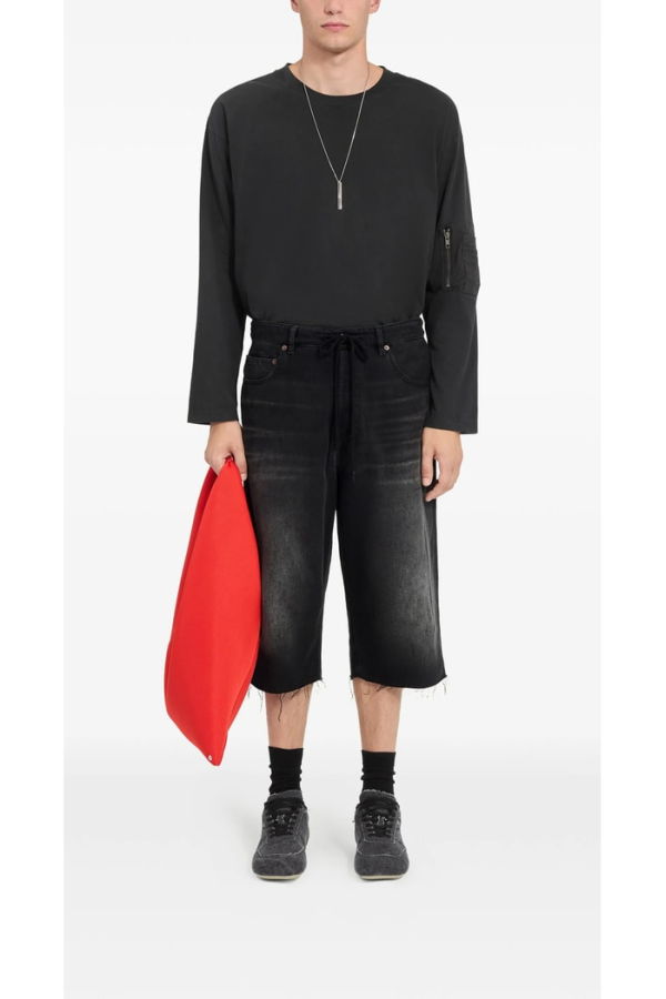 MM6 Maison Margiela Short Shorts - Black