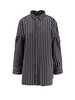 sacai Oversize Striped Shirt - Navy Stripe - Thumbnail 1
