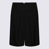 Ami Alexandre Mattiussi Black Wool Shorts - Black - Thumbnail 2
