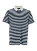 A.P.C. Horizontal Striped Motif Cotton Polo Shirt - Multicolor - Thumbnail 1