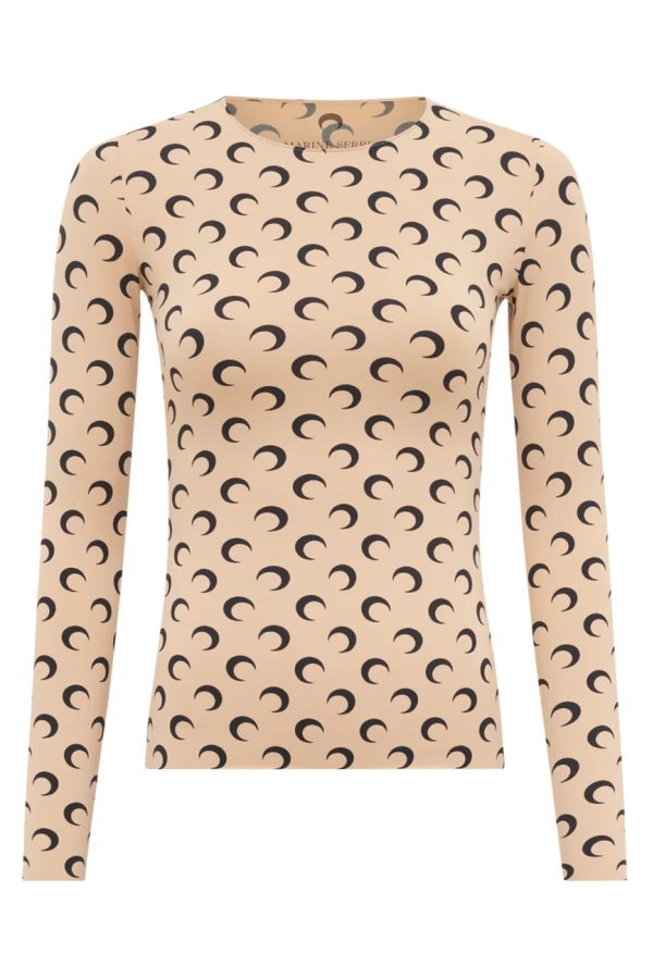 MARINE SERRE Moon Top - Nude