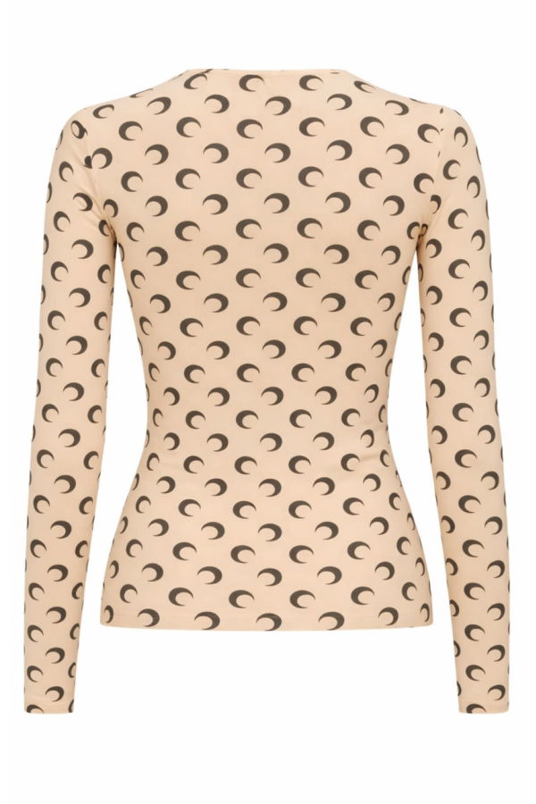 MARINE SERRE Moon Top - Nude