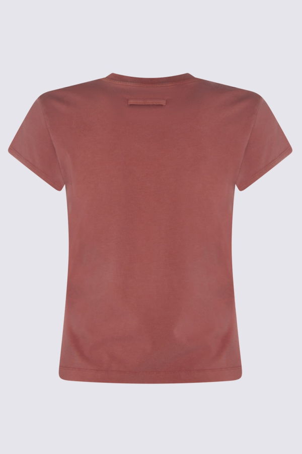Jean Paul Gaultier Burgundy Cotton T-Shirt - Burgundy