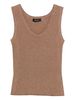 Fabiana Filippi Tank Top - Brown - Thumbnail 1