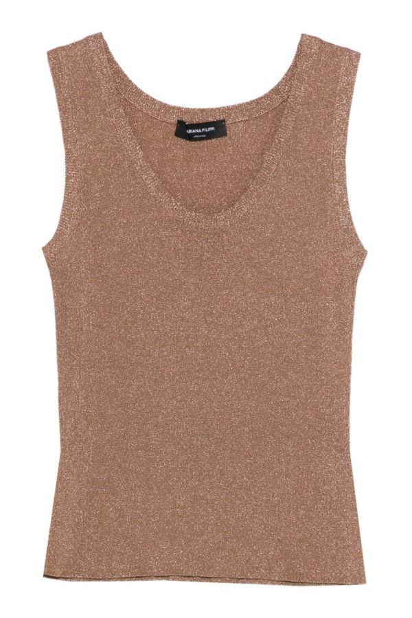 Fabiana Filippi Tank Top - Brown