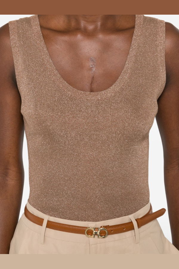 Fabiana Filippi Tank Top - Brown