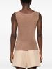 Fabiana Filippi Tank Top - Brown - Thumbnail 4