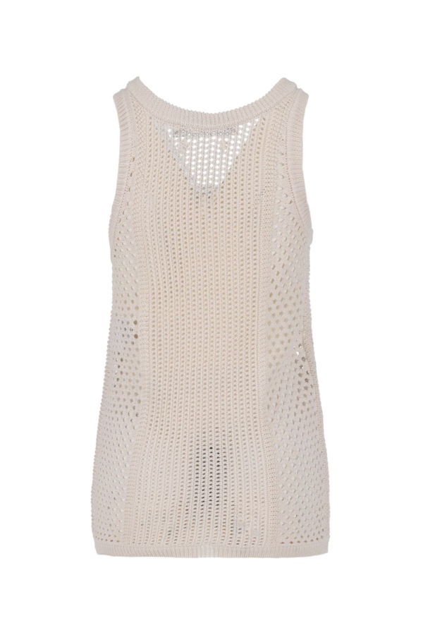 Golden Goose Knitted Tank Top - Cream