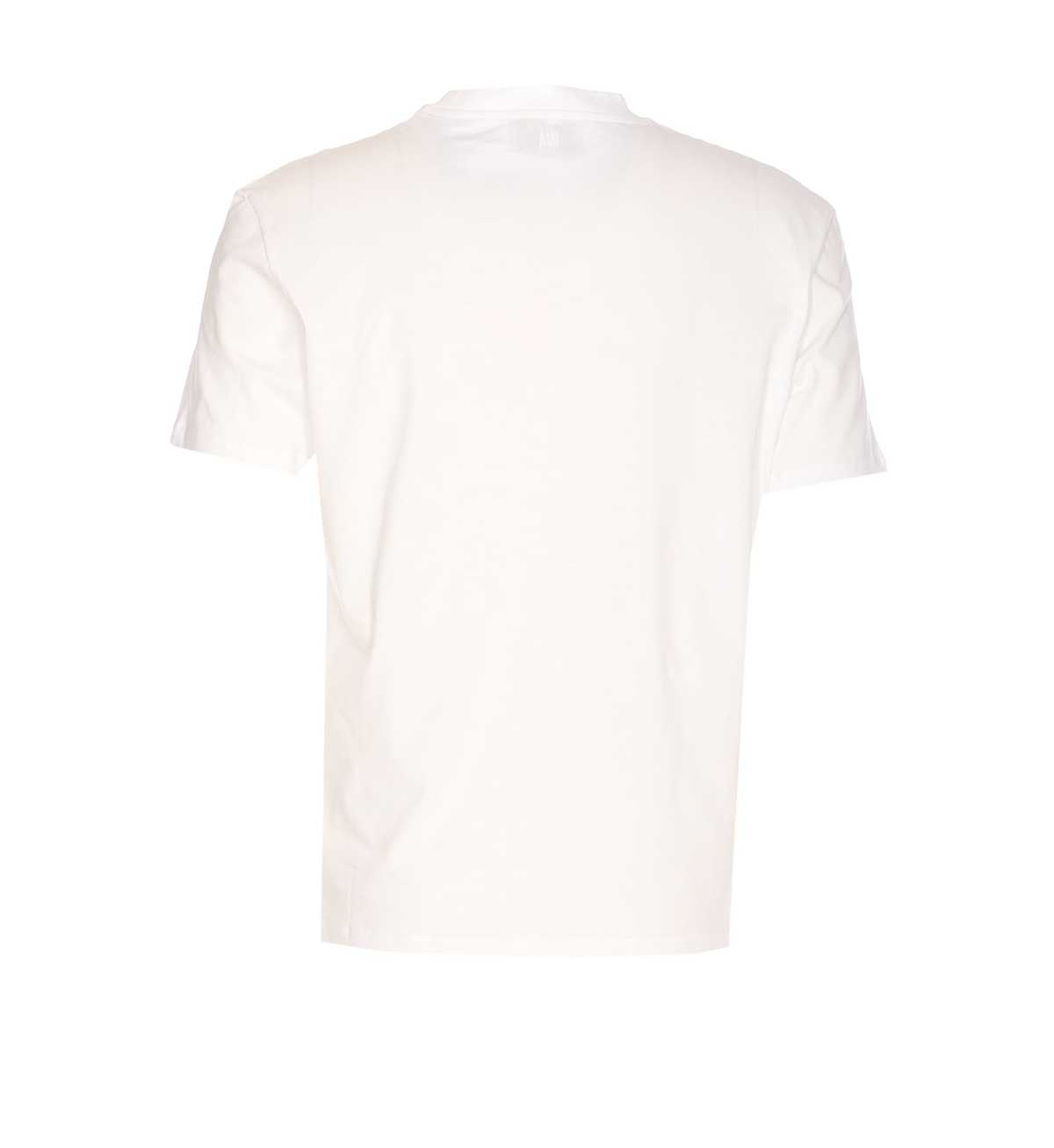 Ami Alexandre Mattiussi Ami De Coeur T-Shirt - White - Image 2 of 4