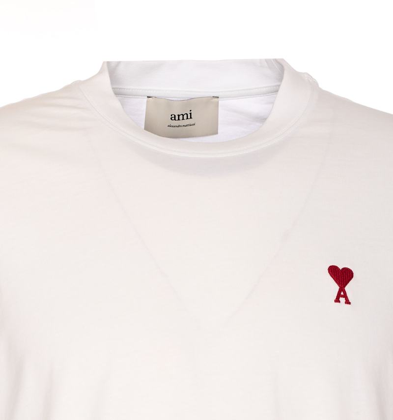 Ami Alexandre Mattiussi Ami De Coeur T-Shirt - White