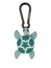 Alanui Turtle Crochet Keyring - Clear Blue - Thumbnail 1