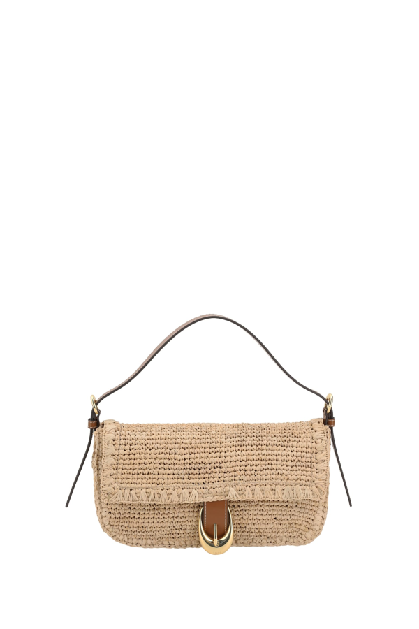 Staud Harlow Shoulder Bag - Neutrals