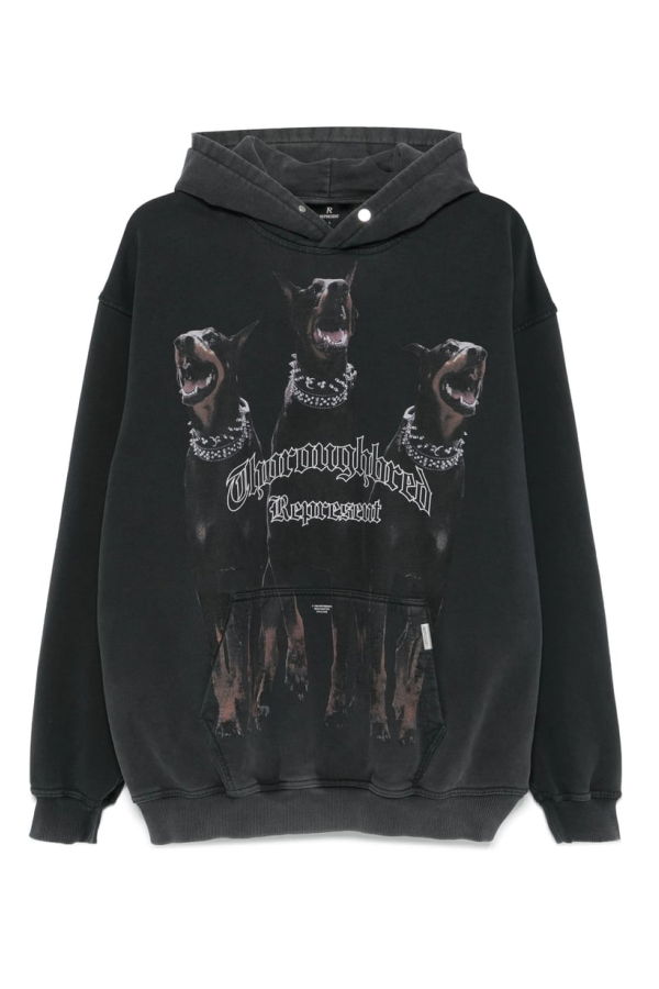 Represent Thoroughbred Hoodie - Black