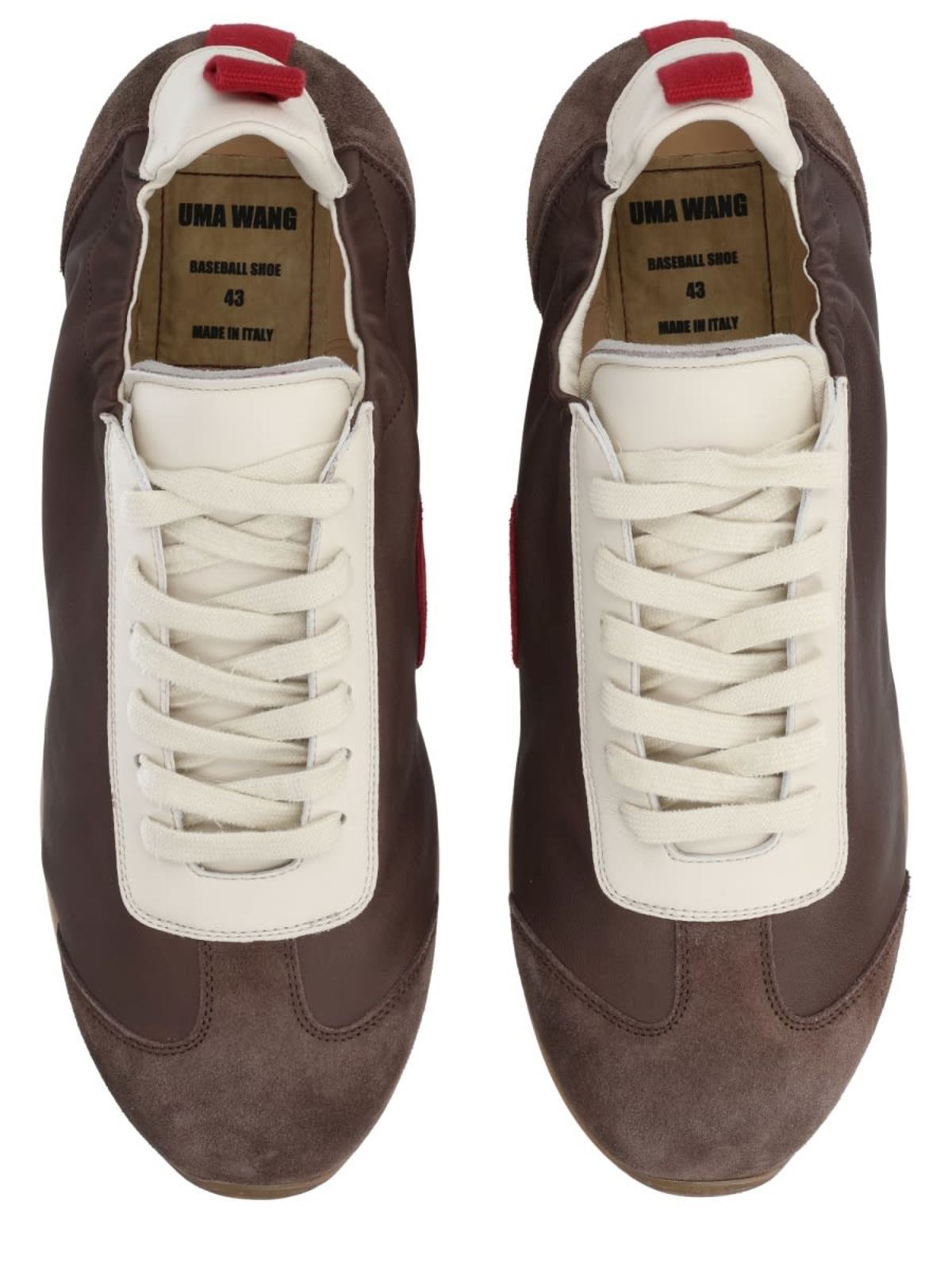 Uma Wang Leather Sneaker - Brown - Image 5 of 5
