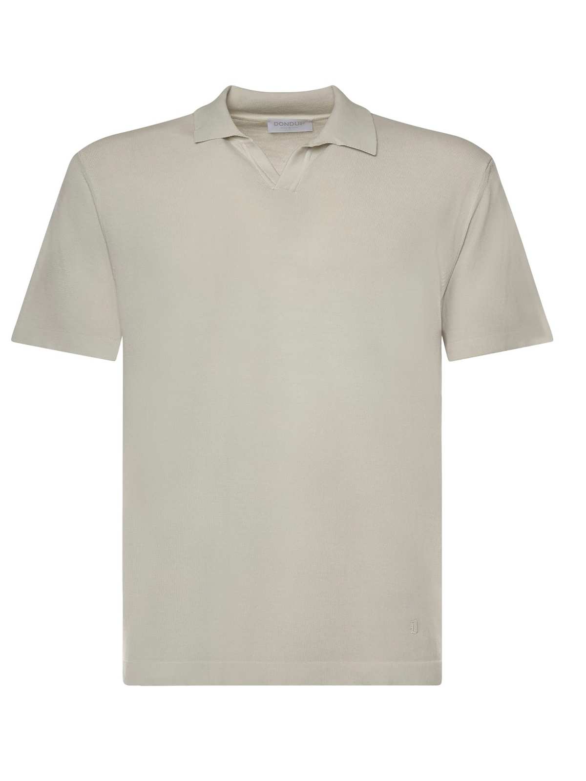 Dondup Cotton Polo Shirt - Sand - Image 1 of 3
