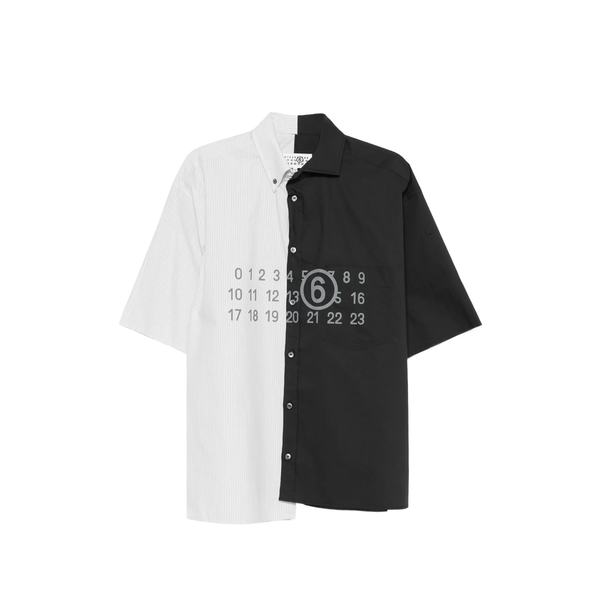 MM6 Maison Margiela Shirt - WHITE/BLACK