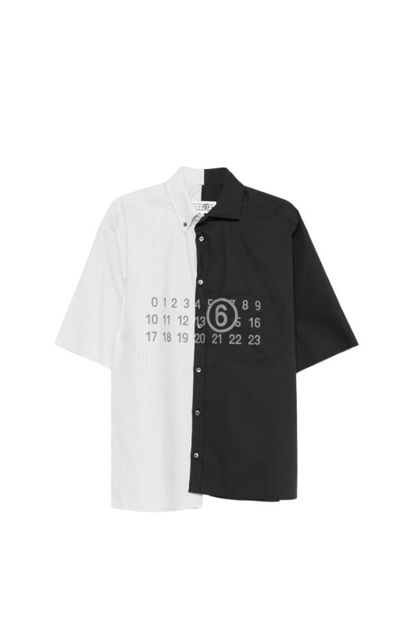 MM6 Maison Margiela Shirt - WHITE/BLACK