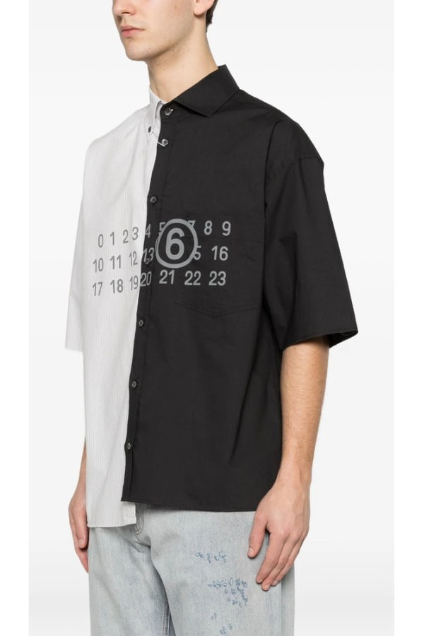 MM6 Maison Margiela Shirt - WHITE/BLACK