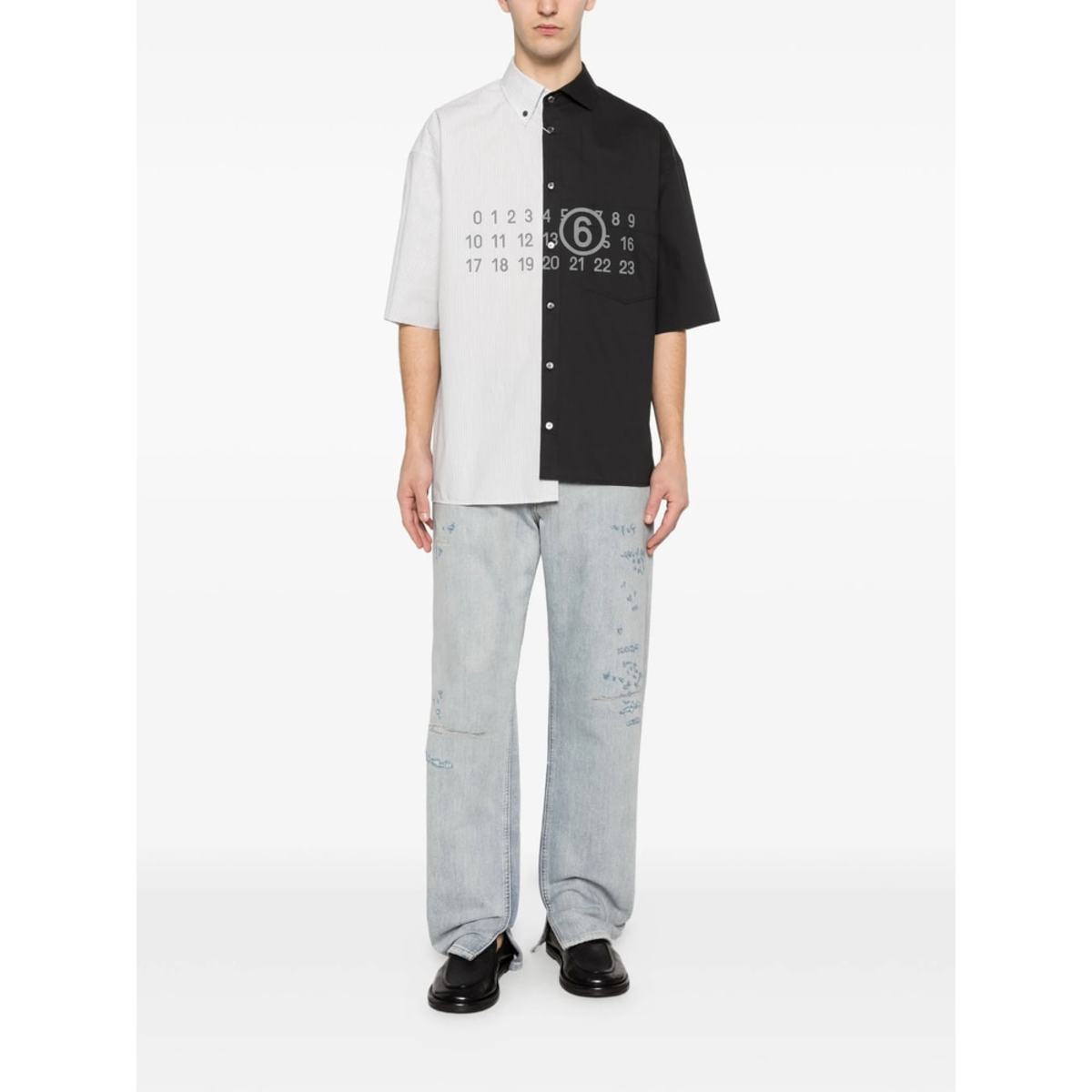 MM6 Maison Margiela Shirt - WHITE/BLACK - Image 3 of 5