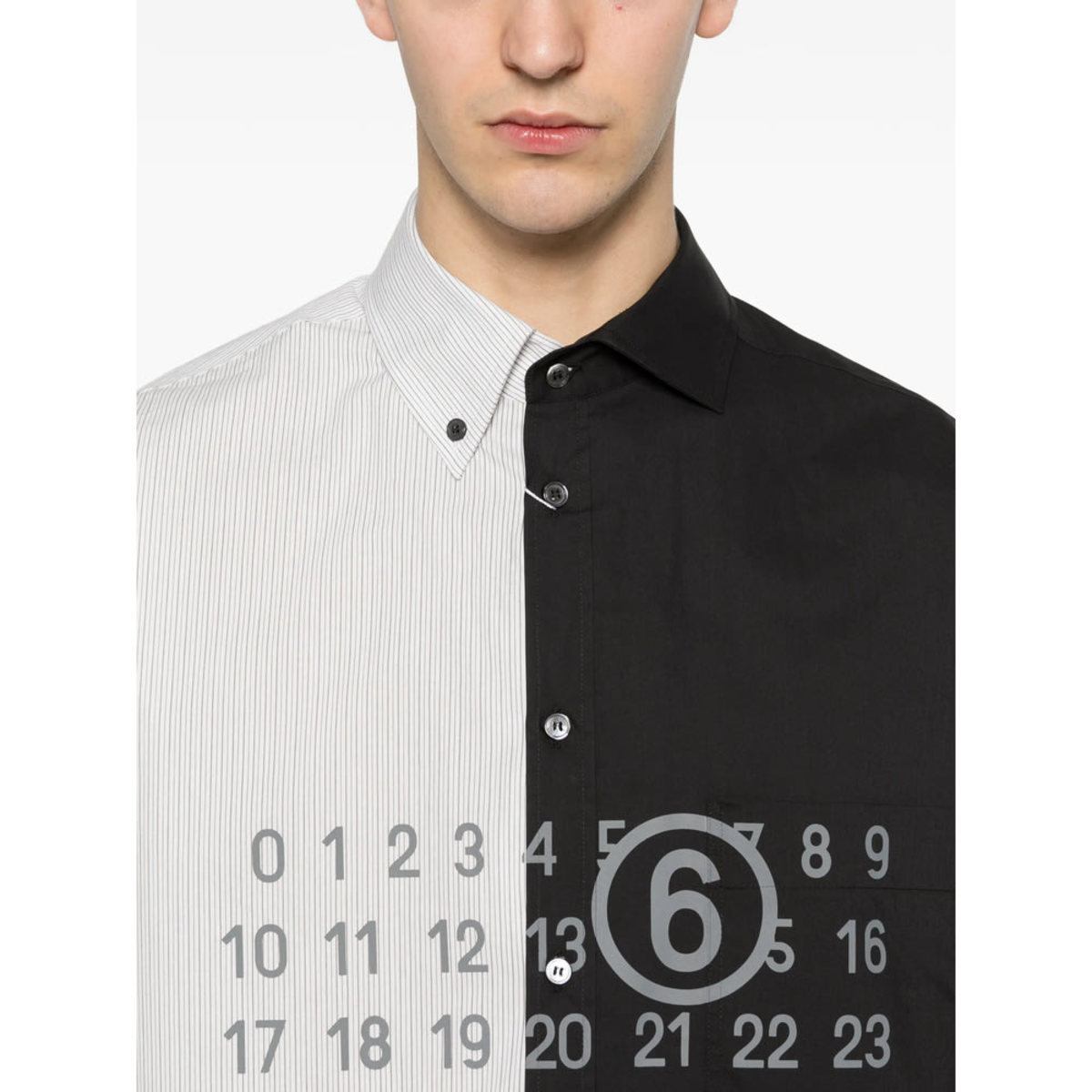 MM6 Maison Margiela Shirt - WHITE/BLACK - Image 4 of 5