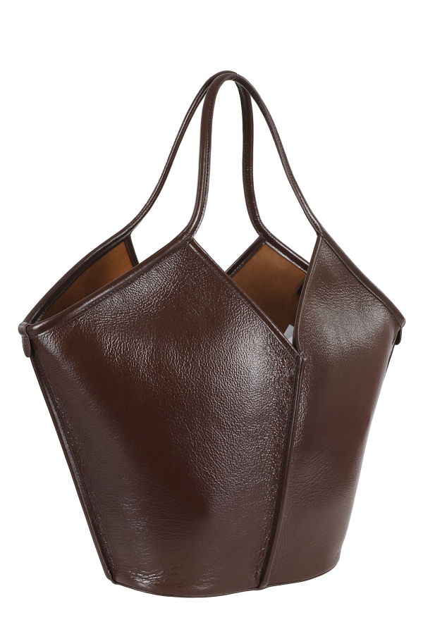 Hereu Calella Distressed Tote Bag - Dark Brown