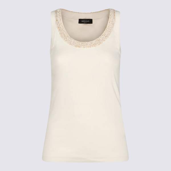 Fabiana Filippi Cotton Tank Top - Burro