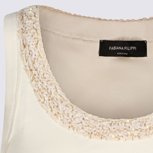 Fabiana Filippi Cotton Tank Top - Burro